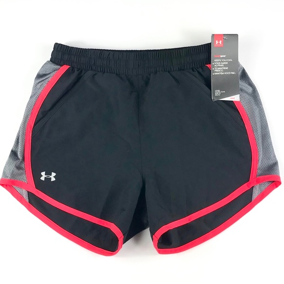 Under Armour Shorts Under Armour Women Running Shorts Black Pink